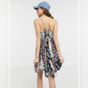 Free People Summer Storm  Slip Dress size Large